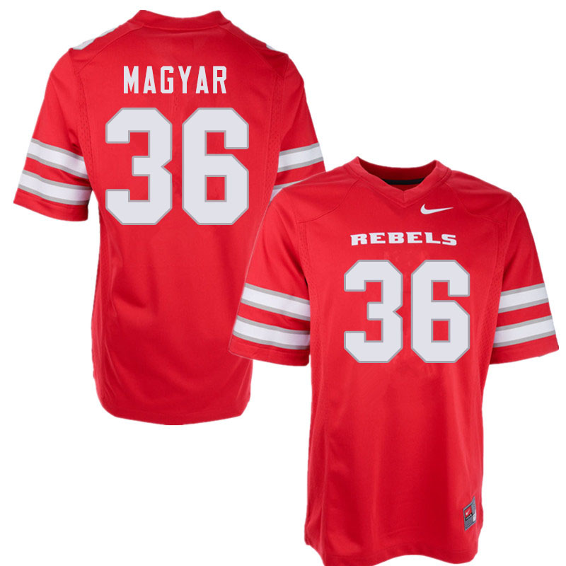 Men #36 Chad Magyar UNLV Rebels College Football Jerseys Sale-Red - Click Image to Close